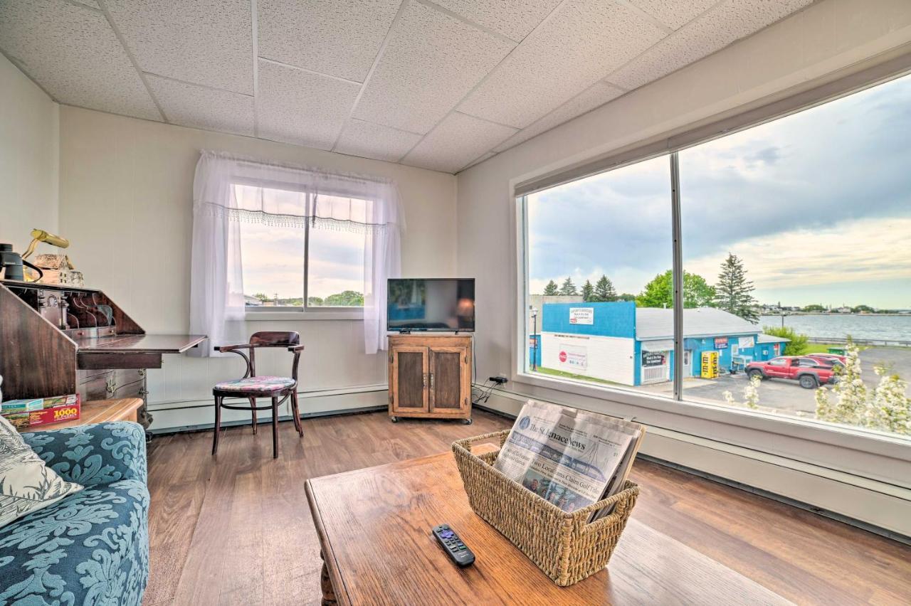 Walkable St Ignace Condo With Lake Huron Views Saint Ignace Exteriör bild